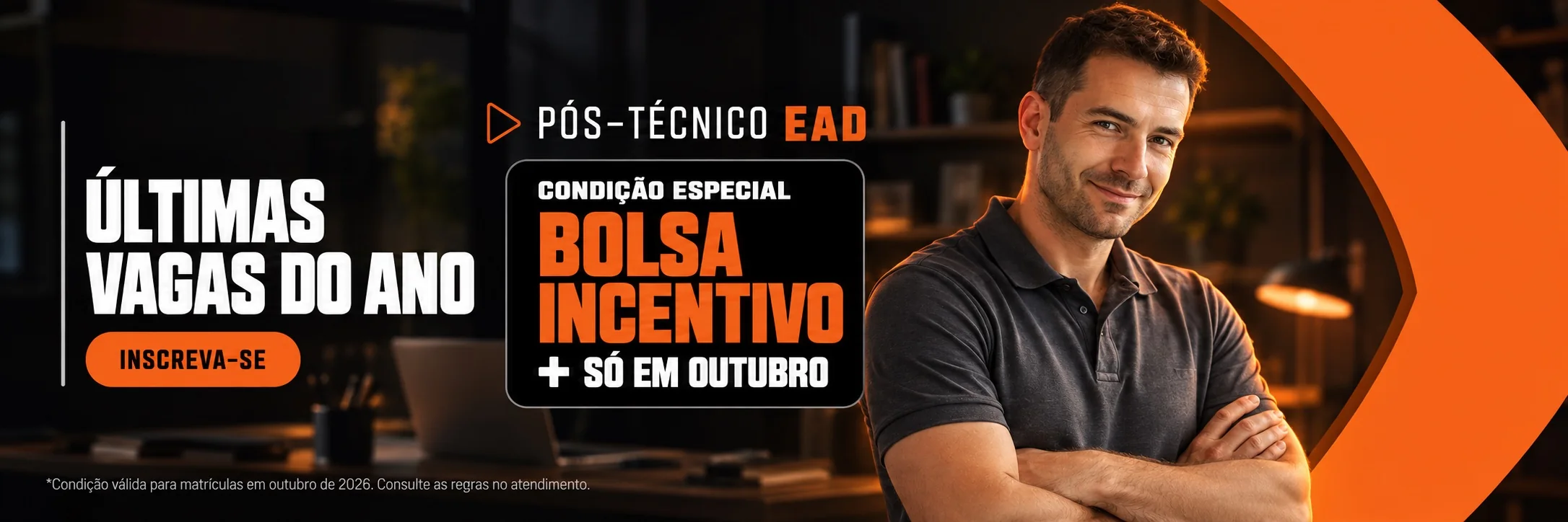 Pós-Técnico EAD da Unicorp: Bolsa Incentivo, últimas vagas do ano. Inscreva-se