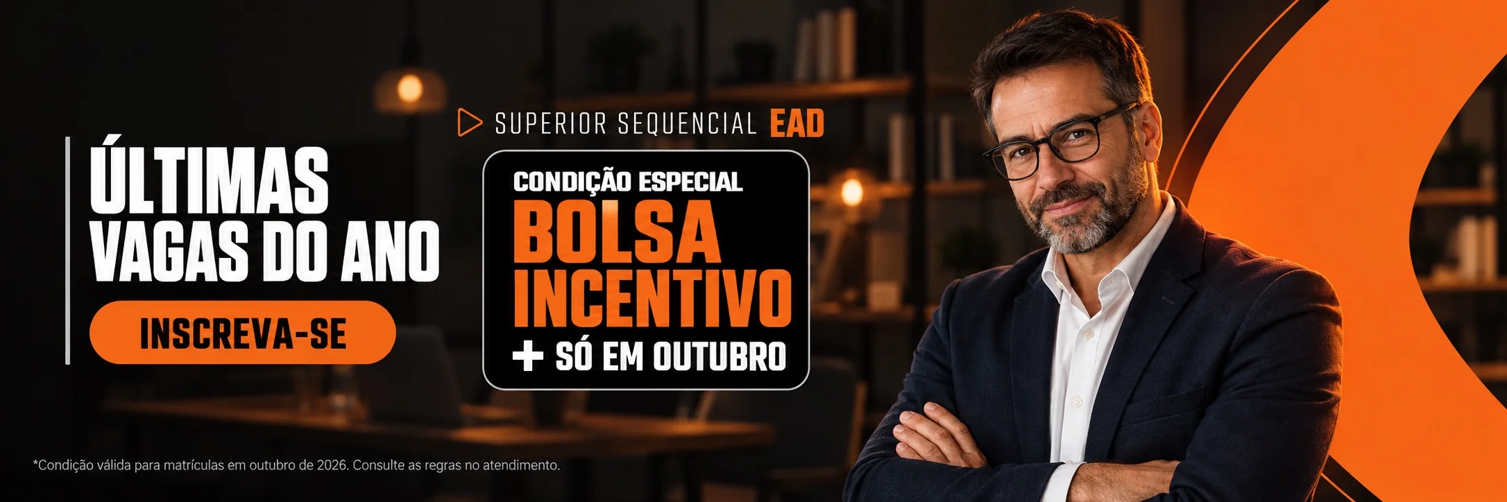 Superior Sequencial EAD da Unicorp: Bolsa Incentivo, últimas vagas do ano. Inscreva-se