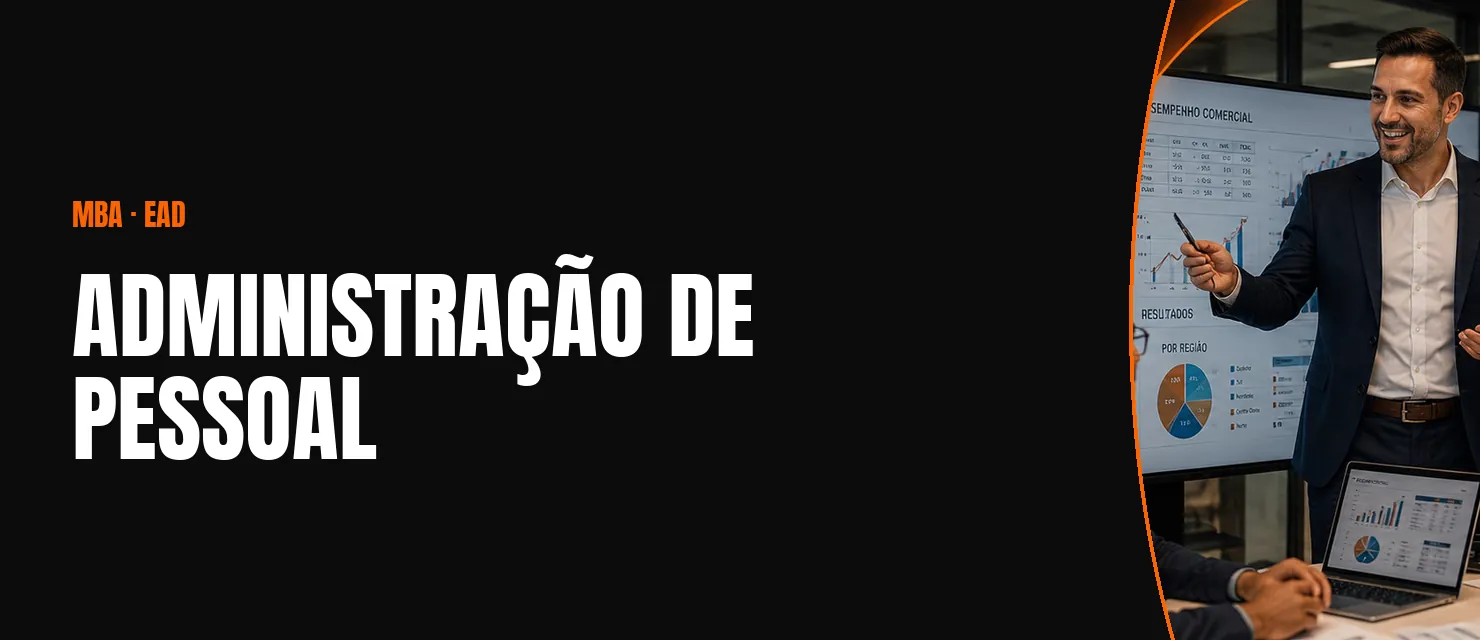Arte do curso MBA em Administração de Pessoal
