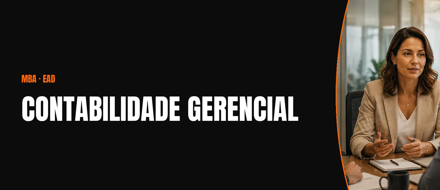 Arte do curso MBA em Contabilidade Gerencial