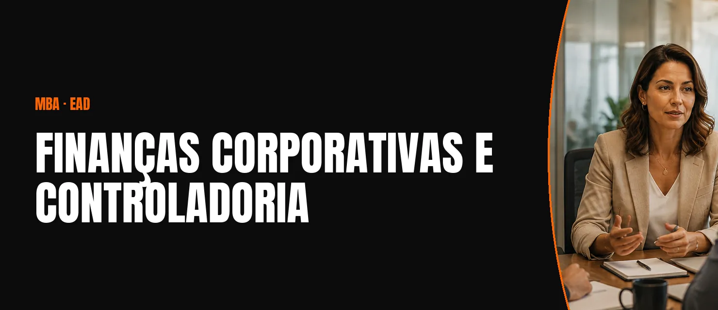 Arte do curso MBA em Finanças Corporativas e Controladoria