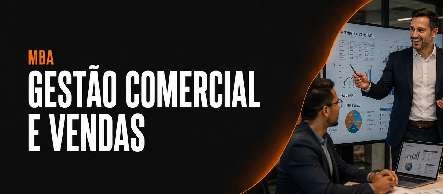 Arte do curso MBA em Gestão Comercial e Vendas