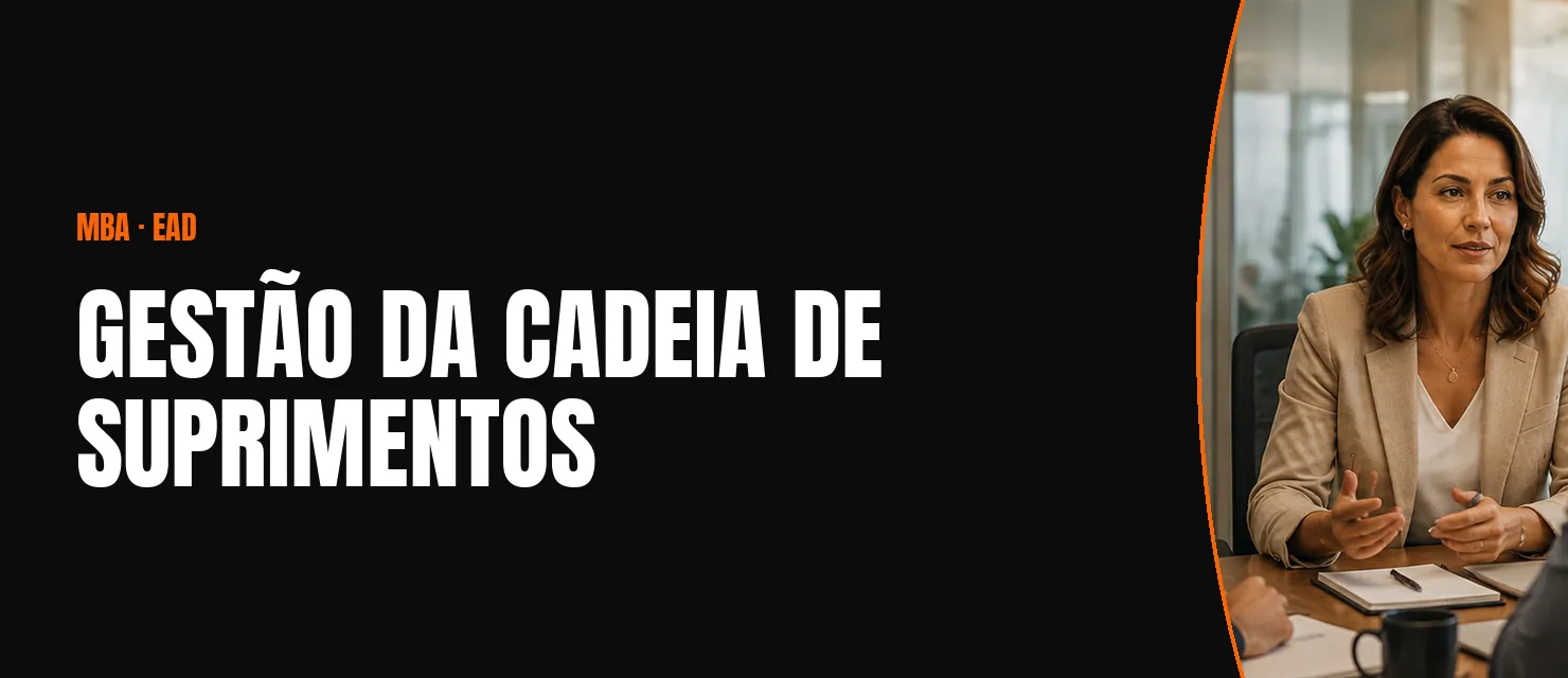 Arte do curso MBA em Gestão da Cadeia de Suprimentos