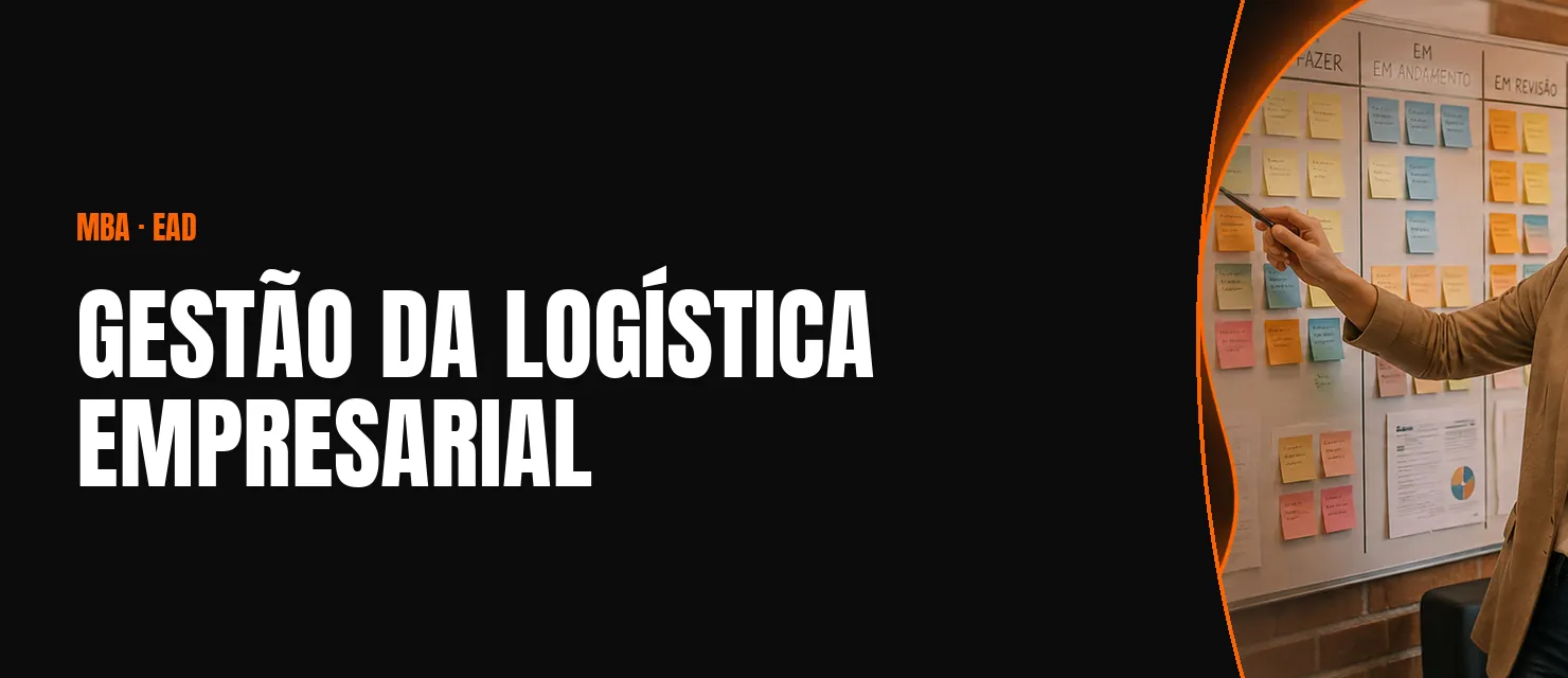 Arte do curso MBA em Gestão da Logística Empresarial