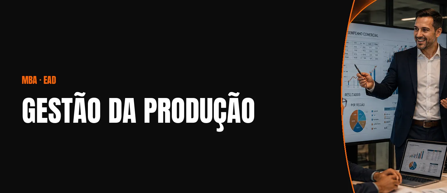 Arte do curso MBA em Gestão da Produção