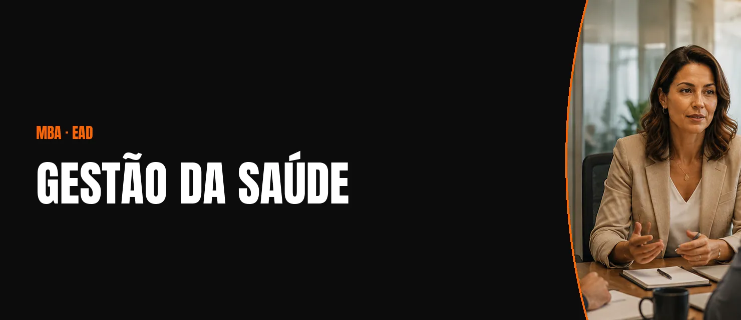 Arte do curso MBA em Gestão da Saúde
