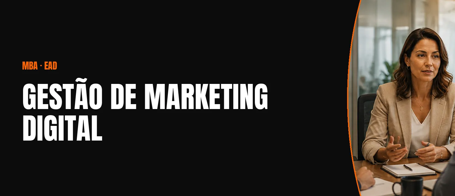 Arte do curso MBA em Gestão de Marketing Digital