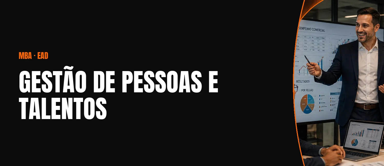 Arte do curso MBA em Gestão de Pessoas e Talentos