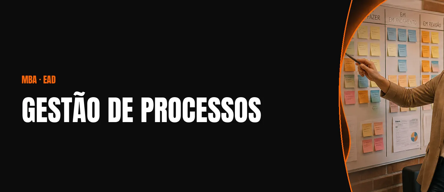 Arte do curso MBA em Gestão de Processos