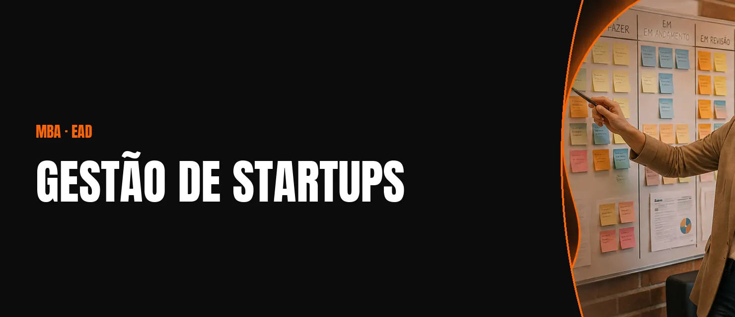 Arte do curso MBA em Gestão de Startups