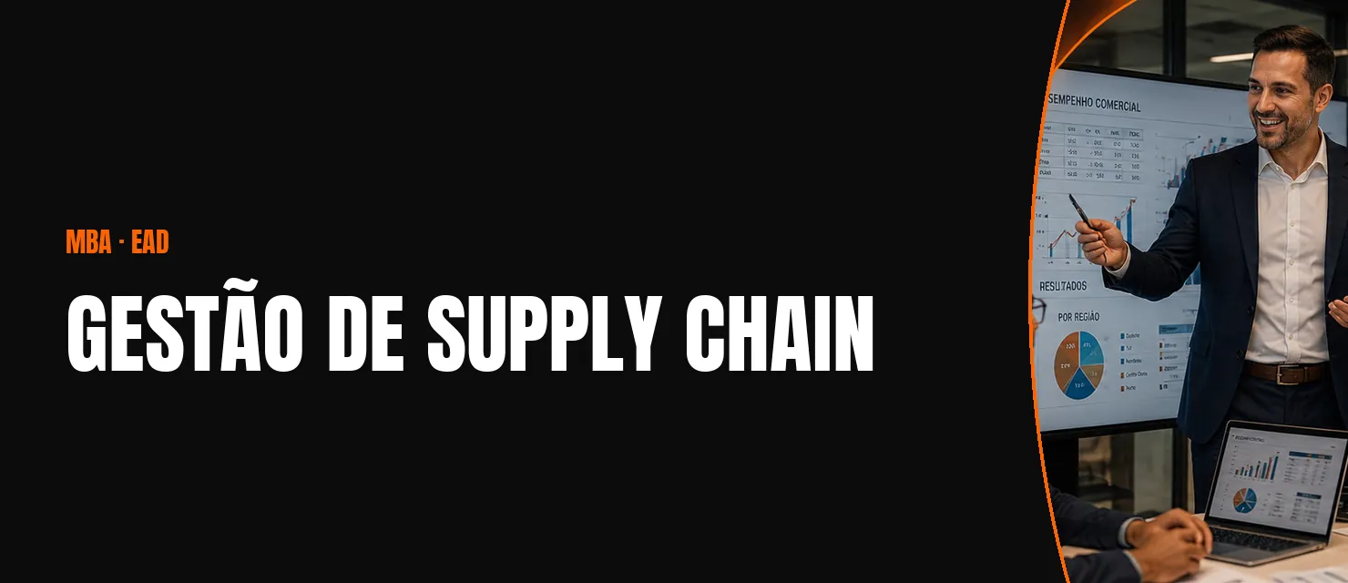Arte do curso MBA em Gestão de Supply Chain