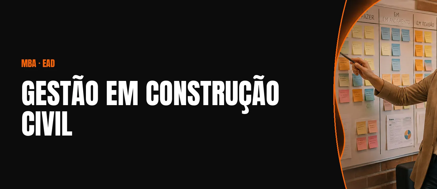 Arte do curso MBA em Gestão em Construção Civil