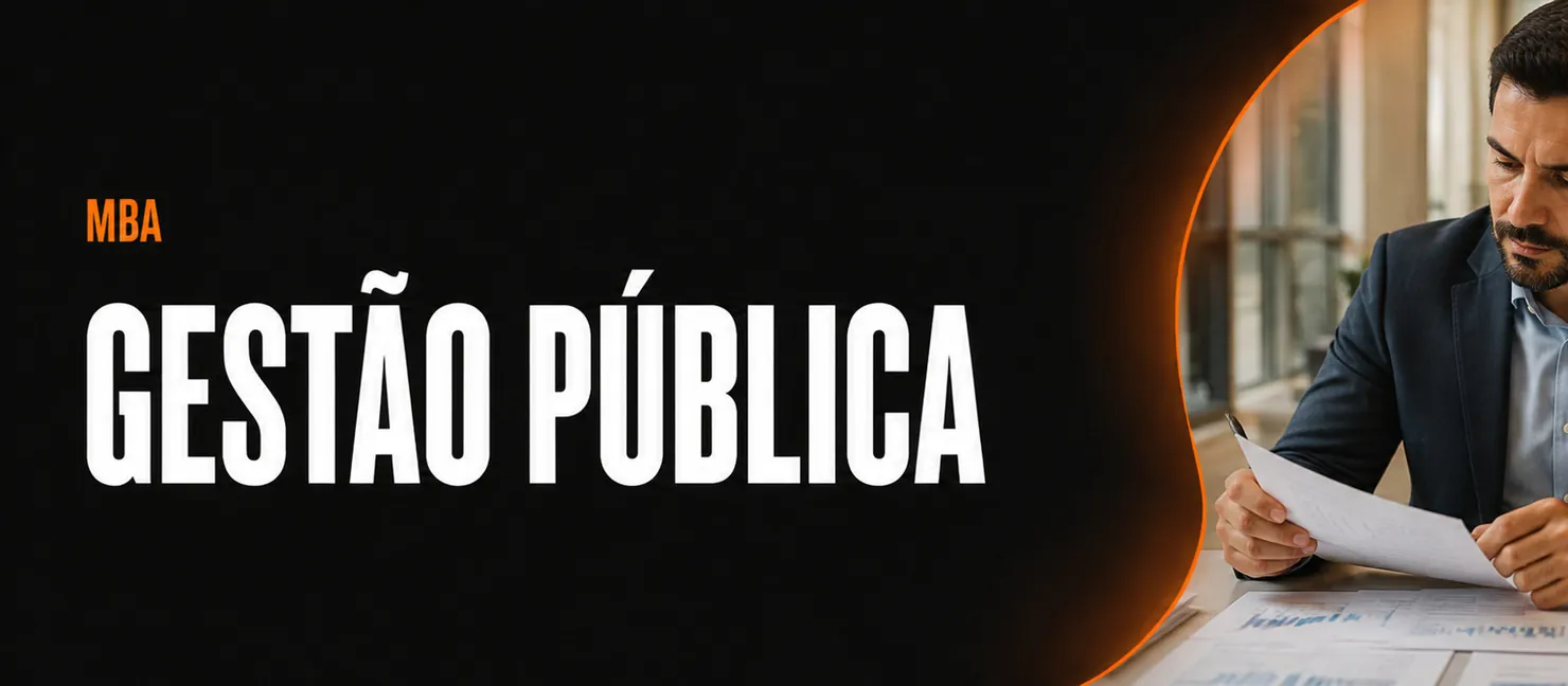 Arte do curso MBA em Gestão Pública