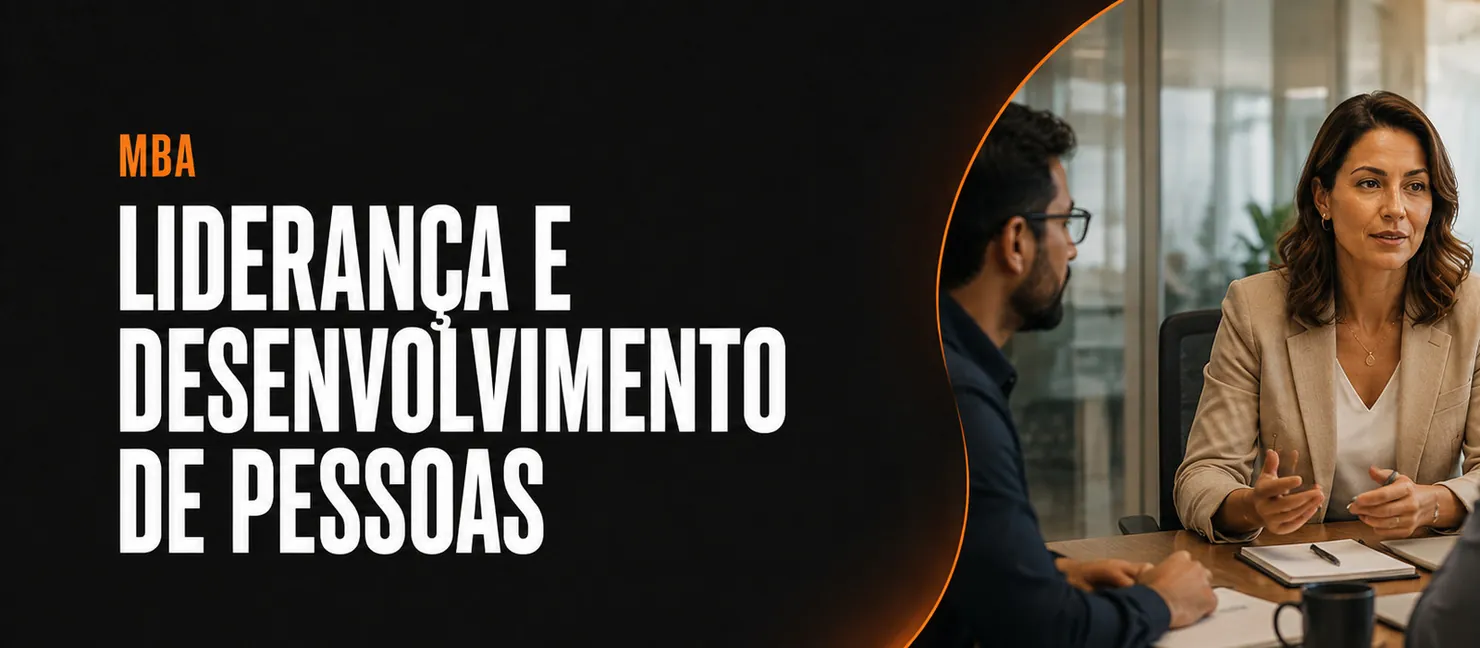 Arte do curso MBA em Liderança e Desenvolvimento de Pessoas