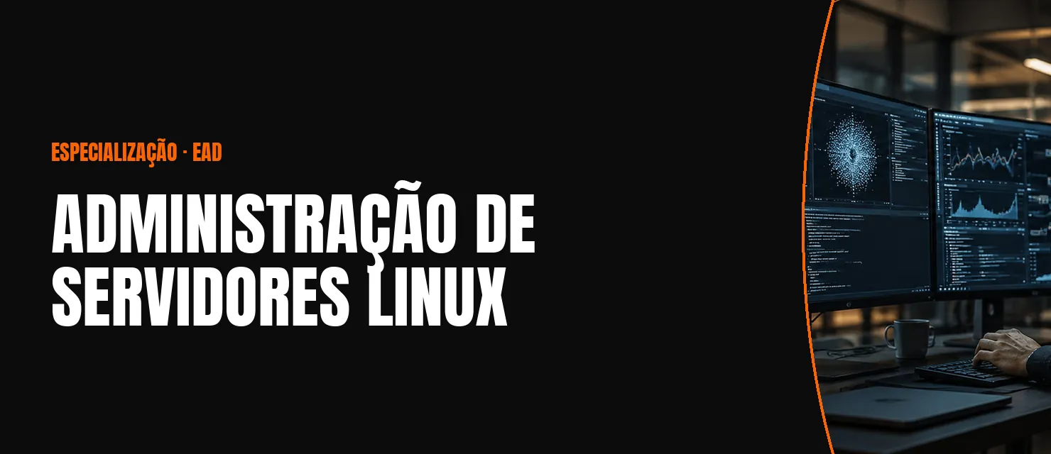 Arte do curso Administração de Servidores Linux