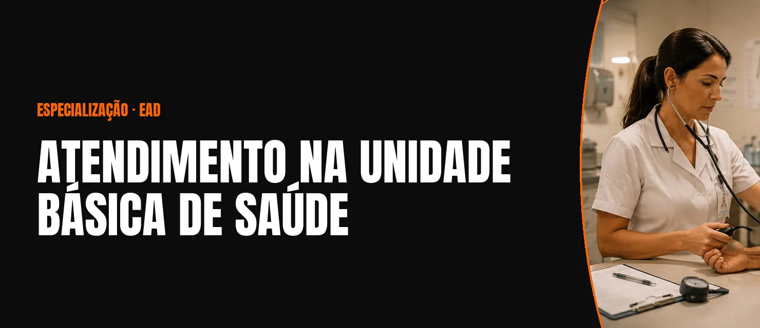 Arte do curso Atendimento na Unidade Básica de Saúde