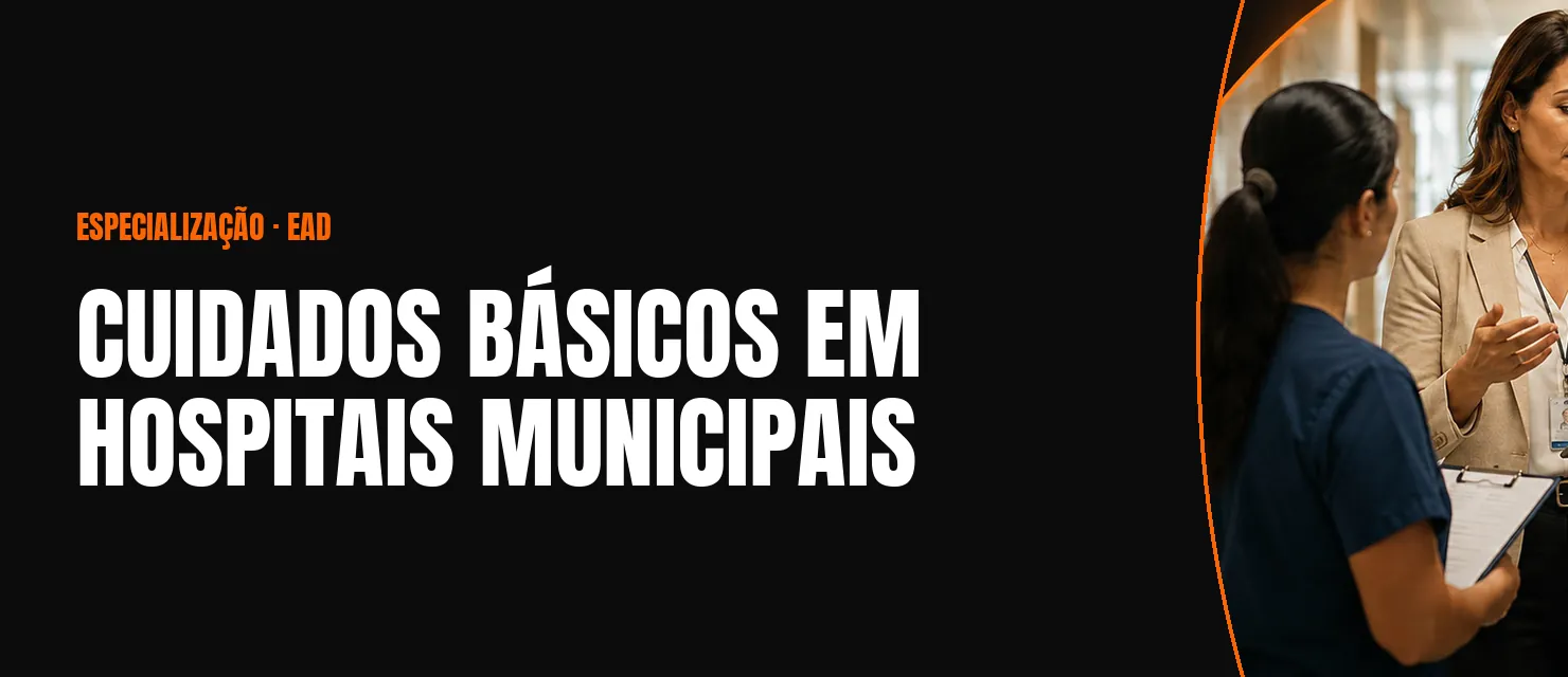 Arte do curso Cuidados Básicos em Hospitais Municipais