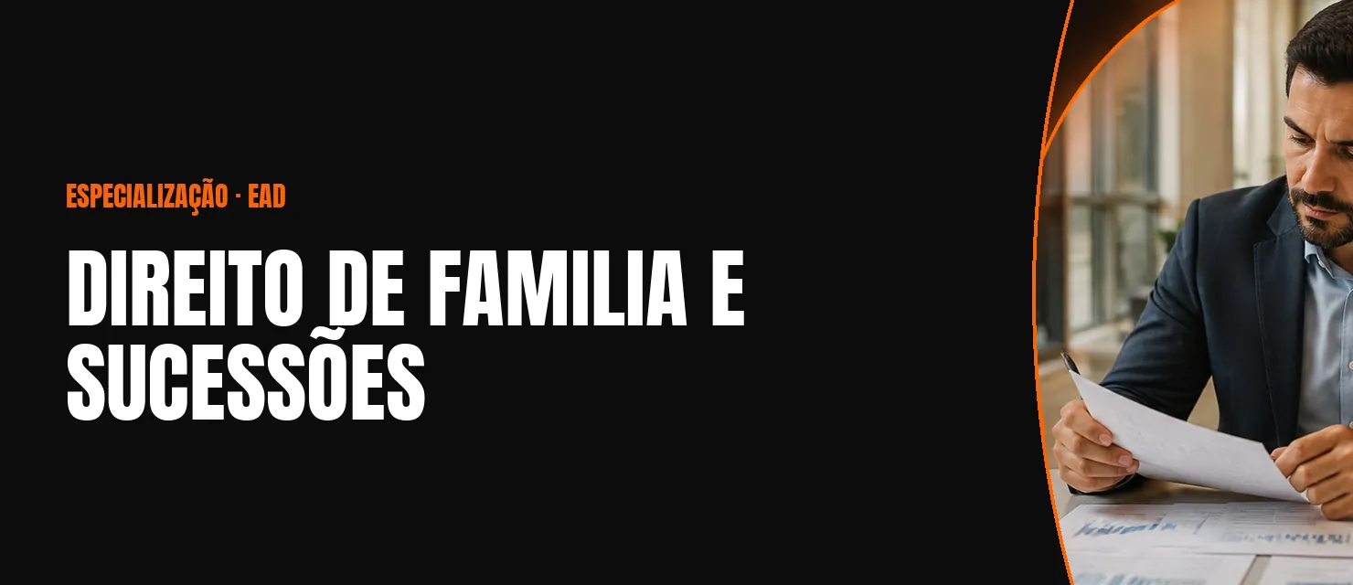 Arte do curso Direito de Familia e Sucessões