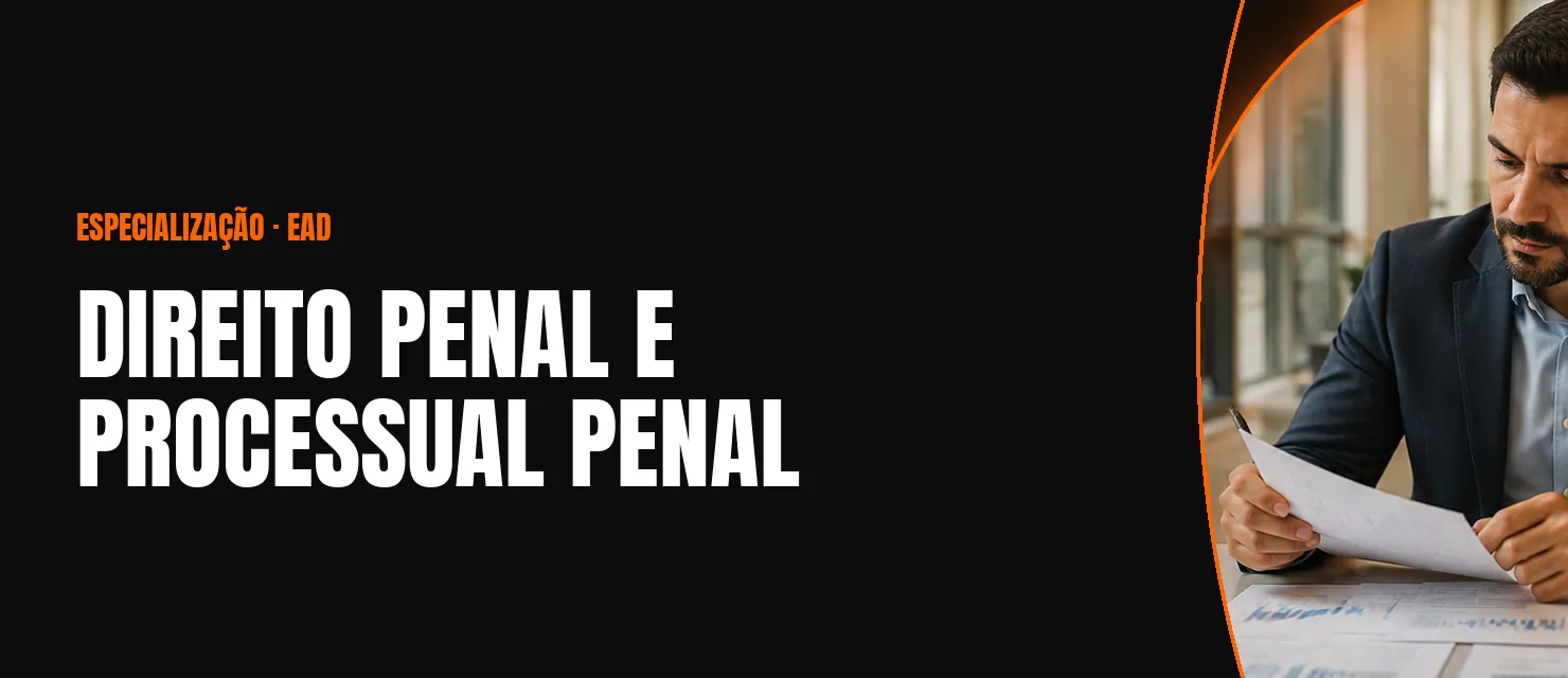 Arte do curso Direito Penal e Processual Penal