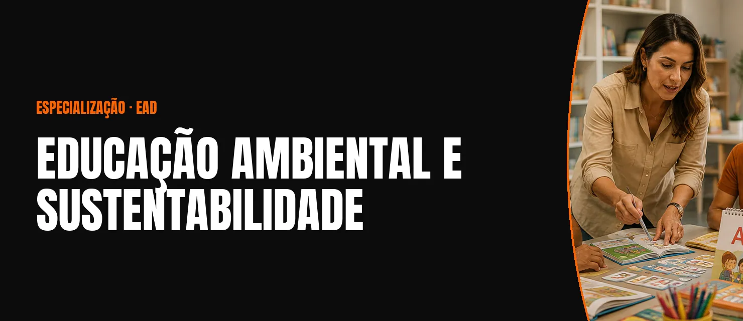 Arte do curso Educação Ambiental e Sustentabilidade
