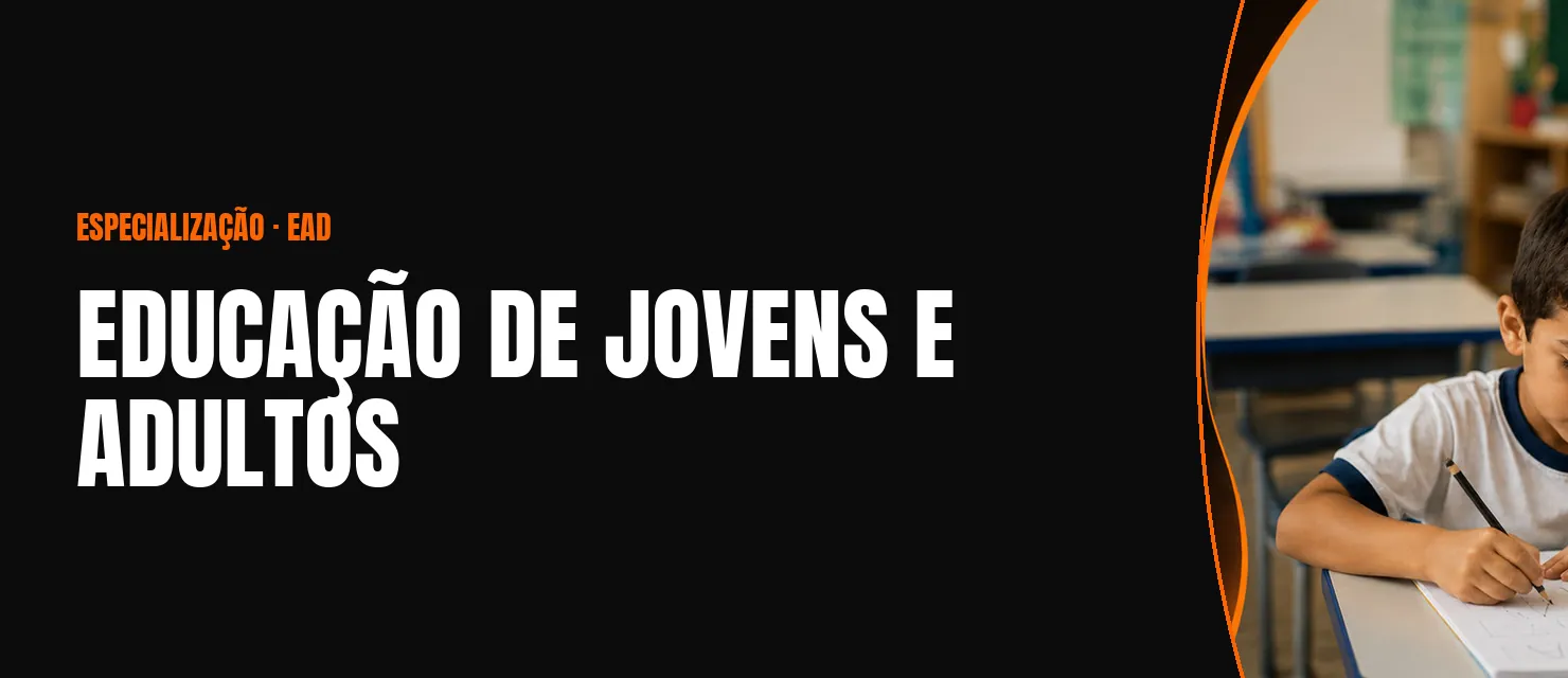 Arte do curso Educação de Jovens e Adultos
