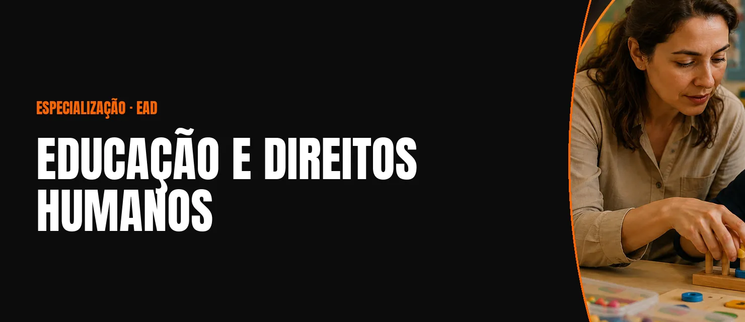 Arte do curso Educação e Direitos Humanos