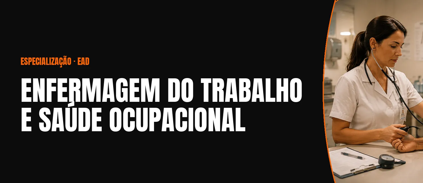 Arte do curso Enfermagem do Trabalho e Saúde Ocupacional