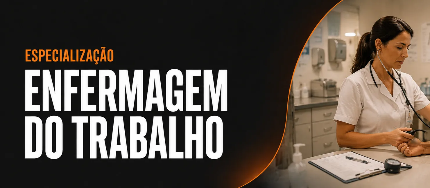 Arte do curso Enfermagem do Trabalho