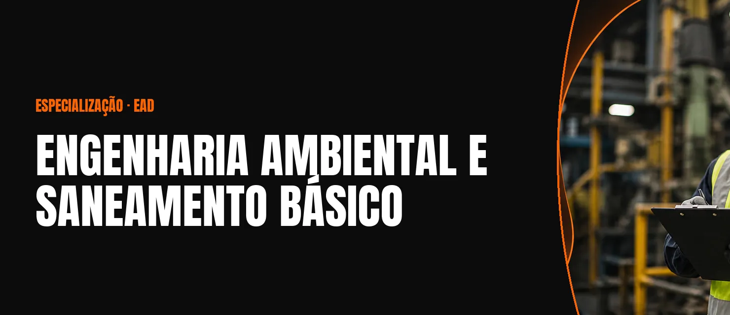 Arte do curso Engenharia Ambiental e Saneamento Básico