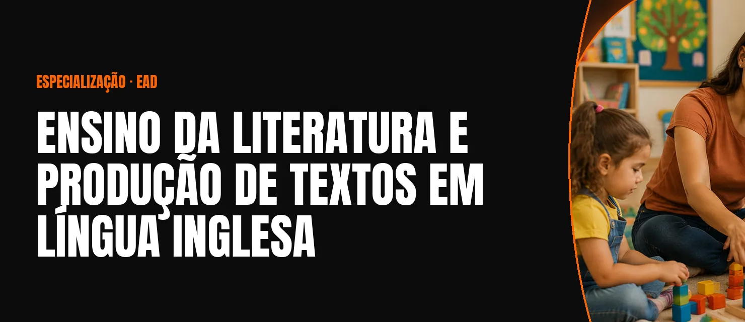 Arte do curso Ensino da Literatura e Produção de Textos em Língua Inglesa