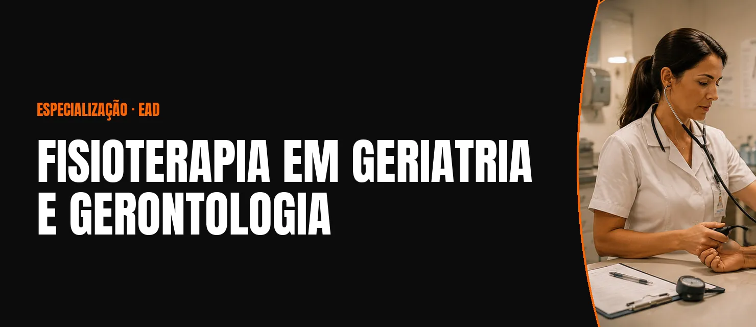 Arte do curso Fisioterapia em Geriatria e Gerontologia