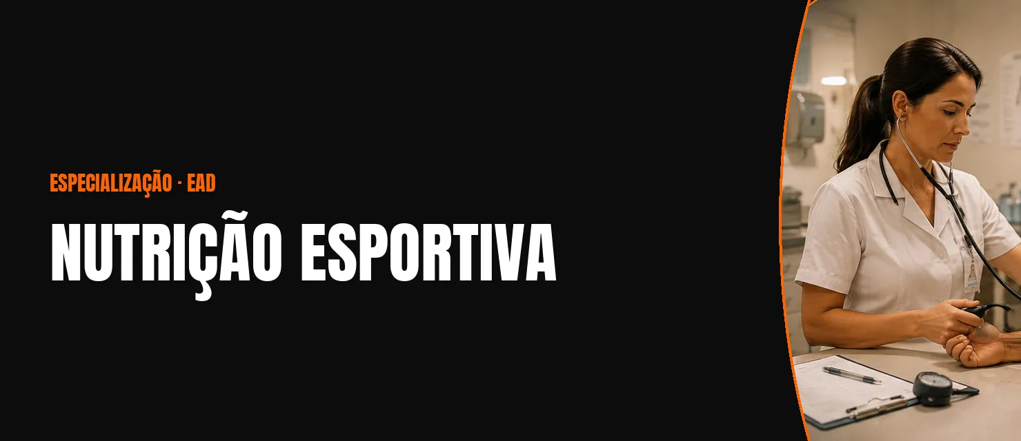 Arte do curso Nutrição Esportiva