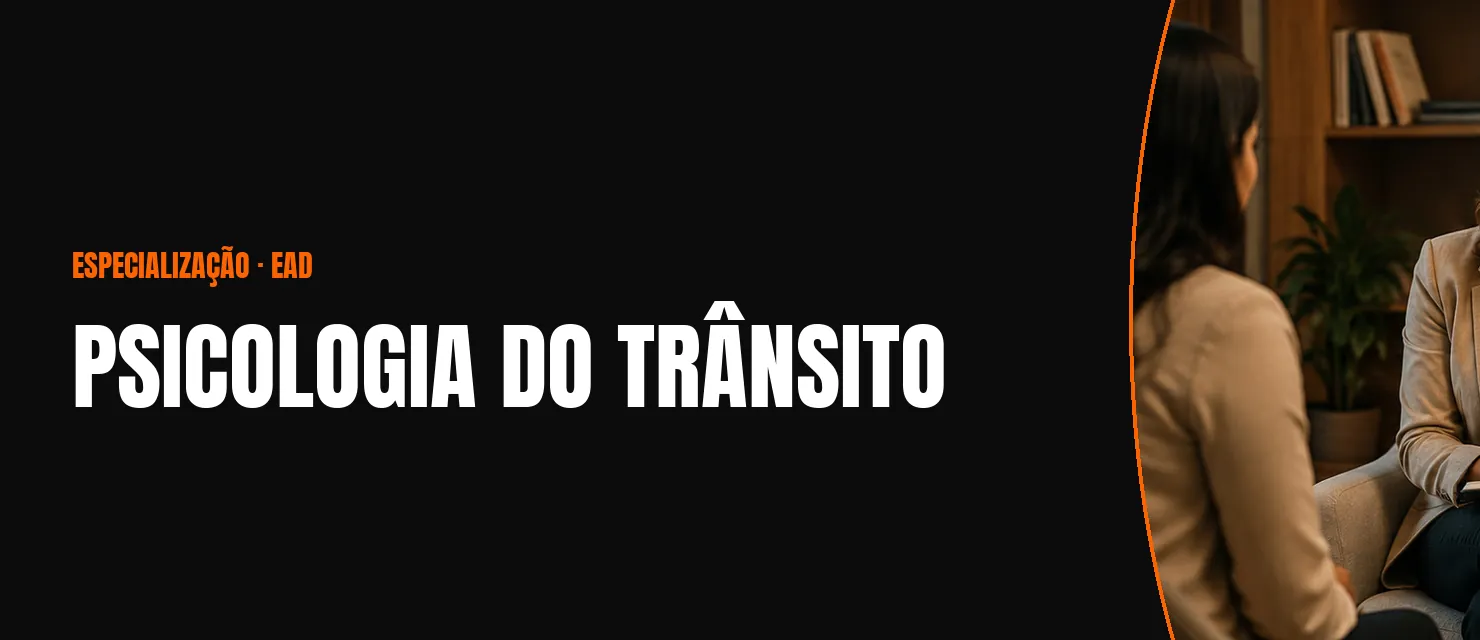 Arte do curso Psicologia do Trânsito