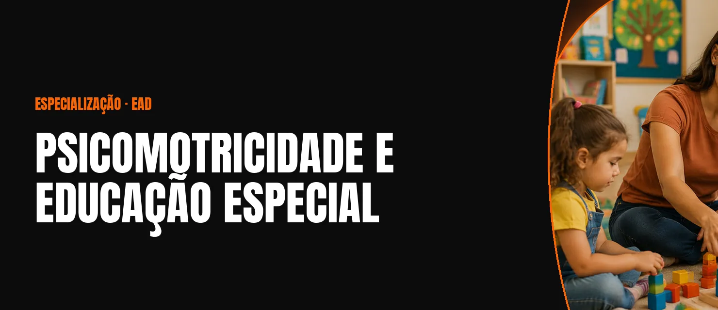 Arte do curso Psicomotricidade e Educação Especial