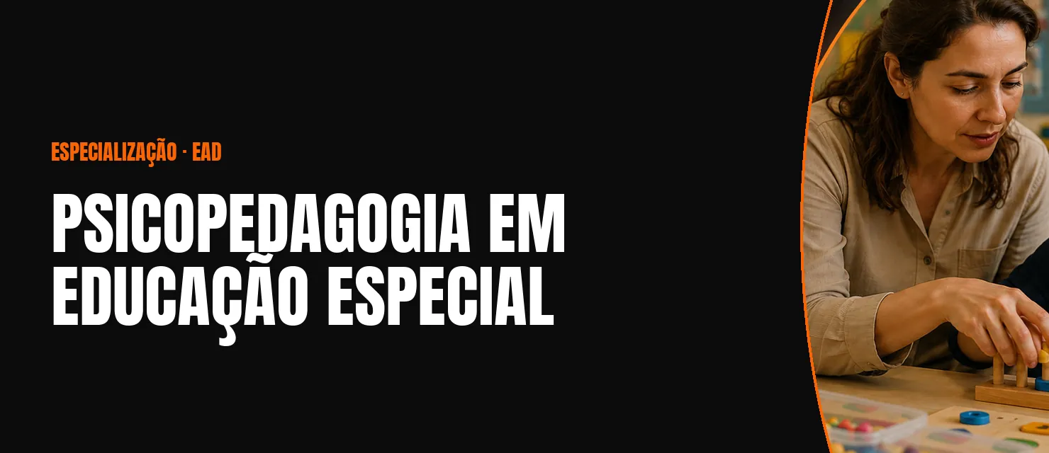Arte do curso Psicopedagogia em Educação Especial
