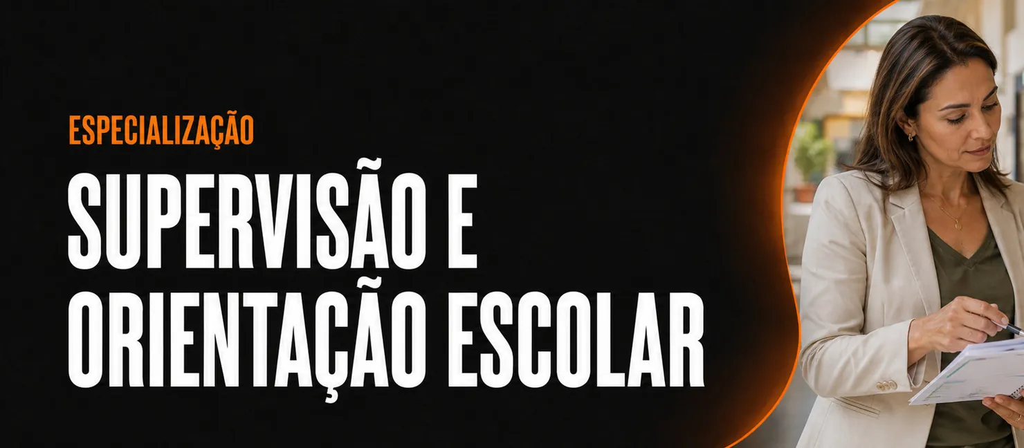 Arte do curso Supervisão e Orientação Escolar