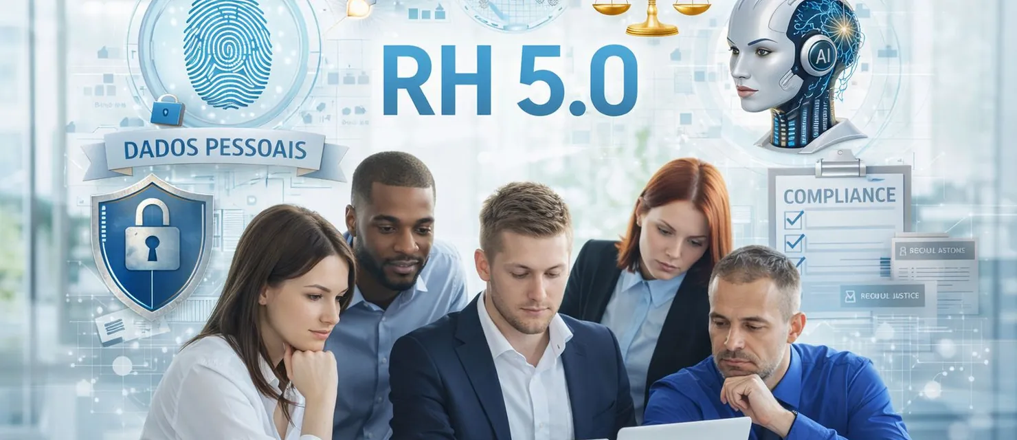 Arte do curso MBA em RH 5.0: Pessoas, Dados, Compliance e IA