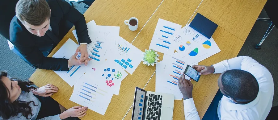 Arte do curso Gestão de Negócios