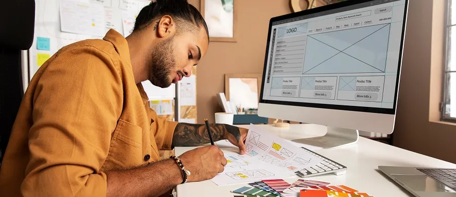 Arte do curso Gestão em Design Gráfico